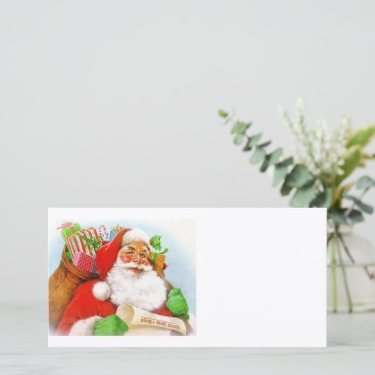 KERST FEESTDAGENKAART (Staand voorkant)