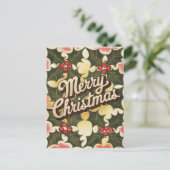 kerst feestdagenkaart (Staand voorkant)
