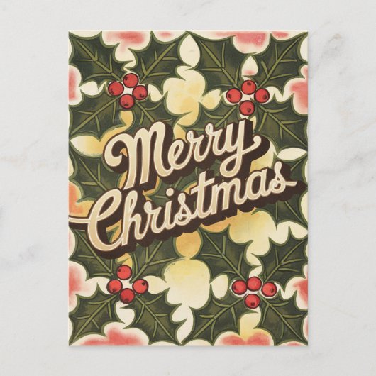 kerst feestdagenkaart (Voorkant)