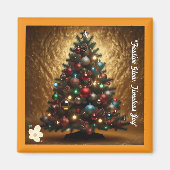 "Kerst feestelijke charme" Magneet (Voorkant)