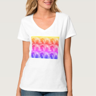 Kerst feestelijke fonteinen t-shirt