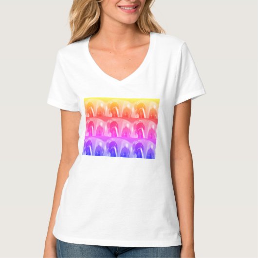 Kerst feestelijke fonteinen t-shirt (Voorkant)