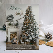 Kerst Feestelijke Interieurboom Vrolijk Heldere Fo Feestdagenkaart