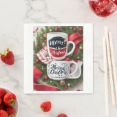 Kerst Feestelijke Papieren servet (Insitu)