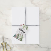 Kerst Feestelijke Persoonlijke Bladversiering Cadeaulabel (Met Touw)