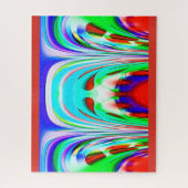 Kerst feestelijke pret kunst legpuzzel (Verticaal)