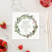 Kerst / Feestelijke servetten | Immergroene krans (Insitu)