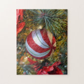 Kerst Feestelijke Vakantie Ornament Kunst Puzzel (Verticaal)