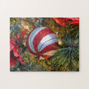 Kerst Feestelijke Vakantie Ornament Kunst Puzzel Legpuzzel