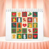 Kerst Feestelijke Vakantie Seizoen San Francisco,  Kalender