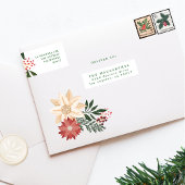 Kerst Feestelijke Waterverf Flora Retouradres