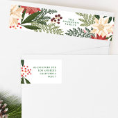 Kerst Feestelijke Waterverf Flora Retouradres