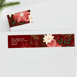 Kerst Feestelijke Waterverf Flora Retouradres