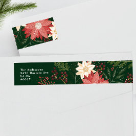 Kerst Feestelijke Waterverf Flora Retouradres