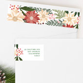 Kerst Feestelijke Waterverf Flora Retouradres