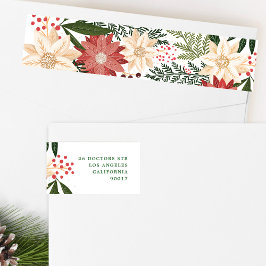 Kerst Feestelijke Waterverf Flora Retouradres