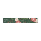 Kerst Feestelijke Waterverf Flora Retouradres (Individueel)