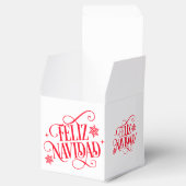 Kerst Feliz Navidad Favor Geschenkdoos Bedankdoosjes (Geopend)