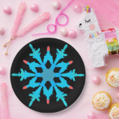 Kerst Fest Melamine Papieren Bordje (Feest)