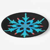 Kerst Fest Melamine Papieren Bordje (Gekanteld)