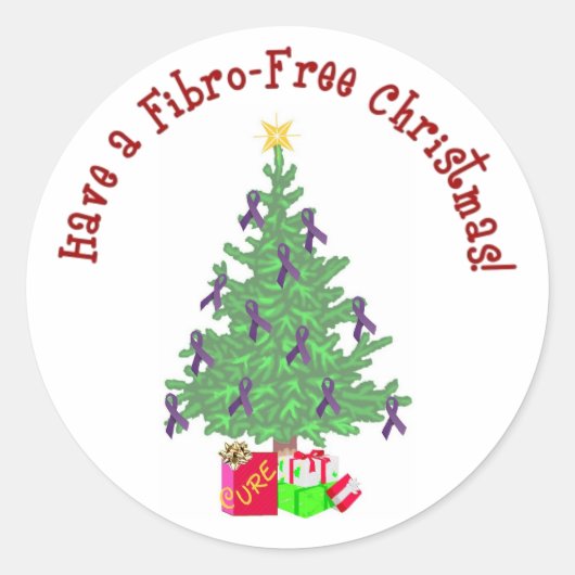 Kerst Fibro-Tree Stickers (Voorkant)