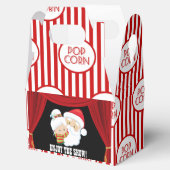 Kerst Film Nacht popcorn doos Bedankdoosjes (Geopend)