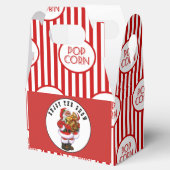 Kerst Film nacht popcorn party box Bedankdoosjes (Geopend)