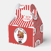 Kerst Film nacht popcorn party box Bedankdoosjes (Voorkant Zijde)