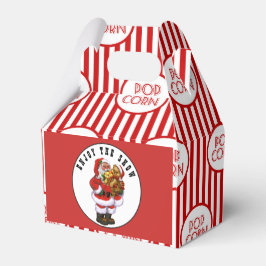 Kerst Film nacht popcorn party box Bedankdoosjes