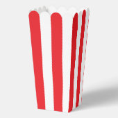 Kerst filmavond! Gestreepte feestelijke popcornbox Bedankdoosjes (Achterkant)