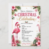 Kerst Flamingo Als Kerstman-47476 Kaart (Achterkant)