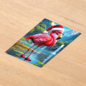 Kerst Flamingo Als Sinterklaas-47476 Acryl Uitnodigingen (Laagn)
