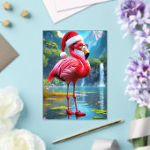 Kerst Flamingo Als Sinterklaas-47476 Acryl Uitnodigingen (Insitu (Huwelijk))