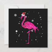Kerst Flamingo Essential Notitiekaartje (Voorkant)