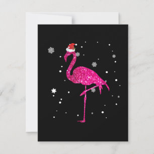 Kerst Flamingo Essential Notitiekaartje