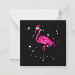 Kerst Flamingo Essential Notitiekaartje