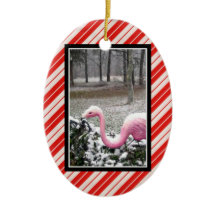 Kerst Flamingo Ornament