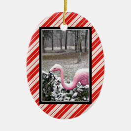 Kerst Flamingo Ornament