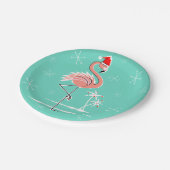 Kerst Flamingo papier bord (Gekanteld)