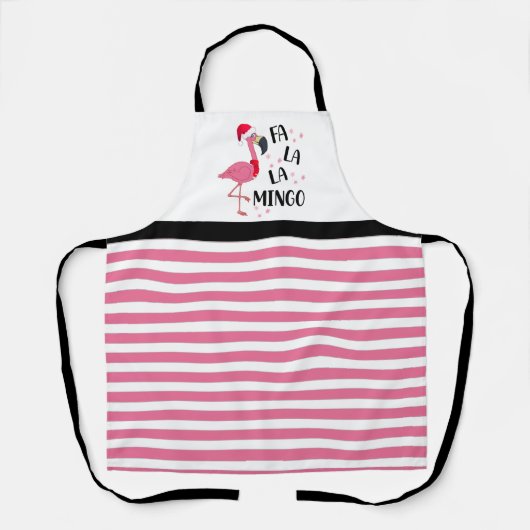 Kerst Flamingo Schort (Voorkant)