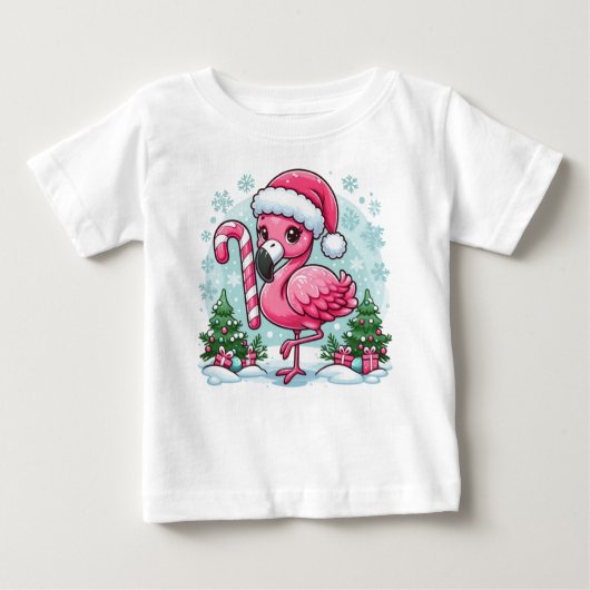 Kerst Flamingo Sublimatie Clipart (Voorkant)