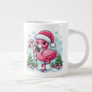 Kerst Flamingo Sublimatie Clipart Grote Koffiekop