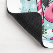 Kerst Flamingo Sublimatie Clipart Muismat (Hoek)
