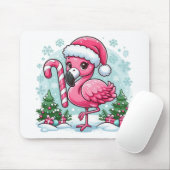 Kerst Flamingo Sublimatie Clipart Muismat (Met muis)