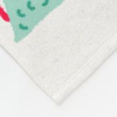 Kerst fleece deken, groot 60 "x 80" (Hoek)