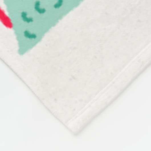 Kerst fleece deken, groot 60 "x 80" (Hoek)