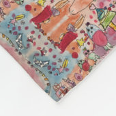 Kerst fleece deken (klein) (Hoek)