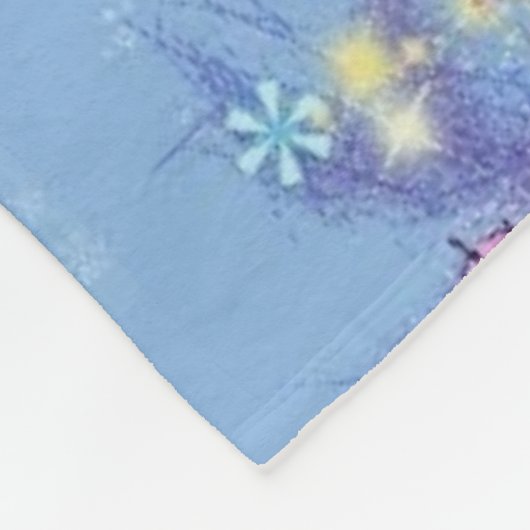 Kerst Fleece Deken Mooie Kerstboom (Hoek)