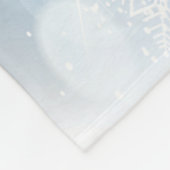 Kerst Fleece Gooi Ornamenten Winter Sneeuwvlok (Hoek)