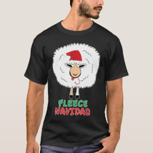 Kerst Fleece Navidad Grappig Pun Schaap Liefde T-shirt